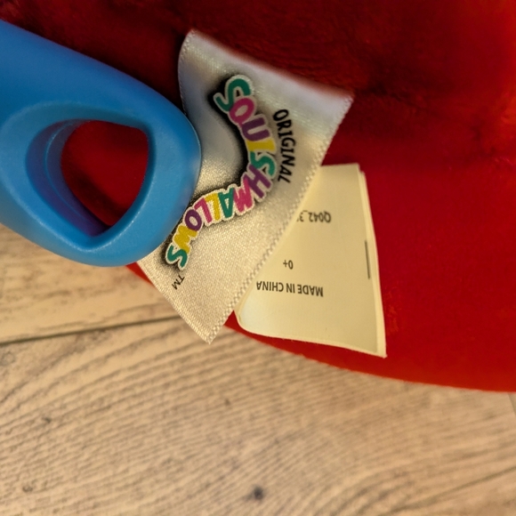 Squishmallows Red, Green, and White Stuffed Animal 10" - Picture 6 of 6